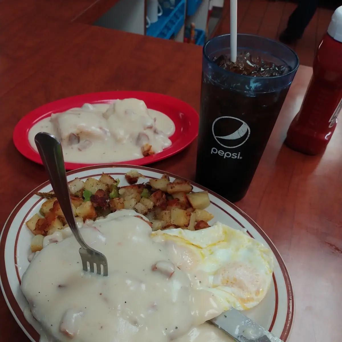 County Fried Steak and Eggs
