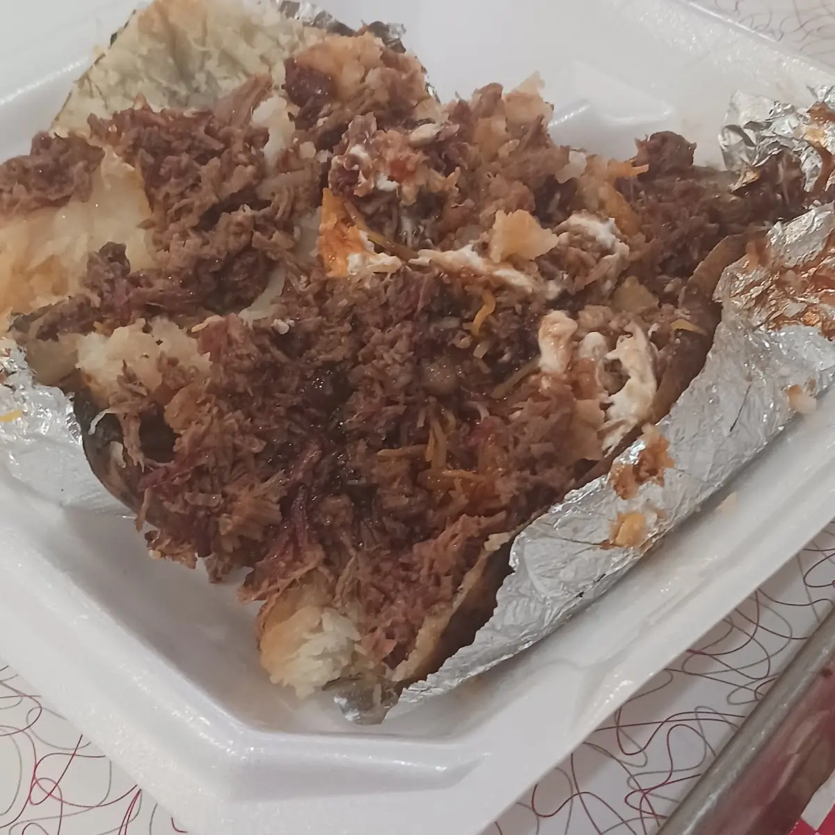 Baked Potato with Brisket