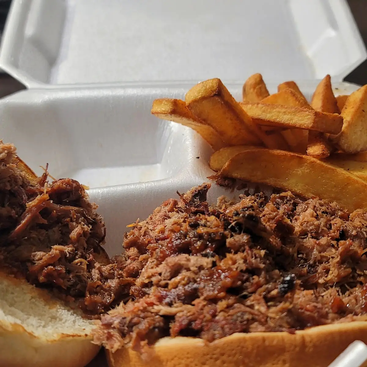 Chopped Brisket Sandwich