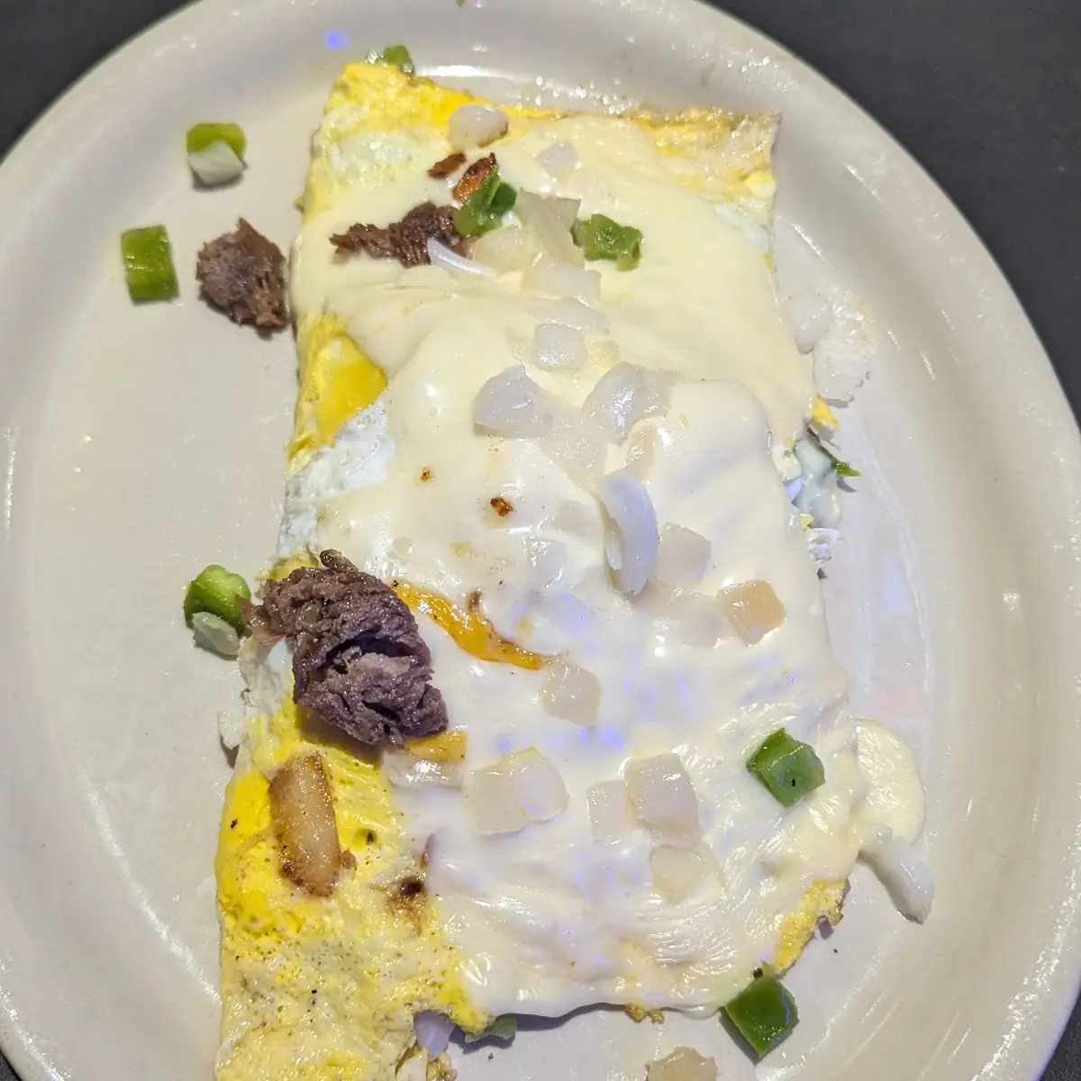 Philly Cheese Omelette