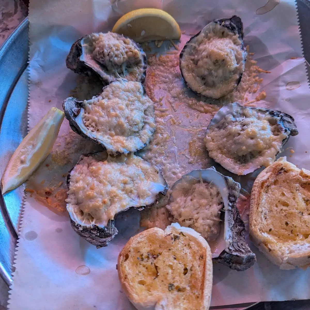 Charbroiled Oysters