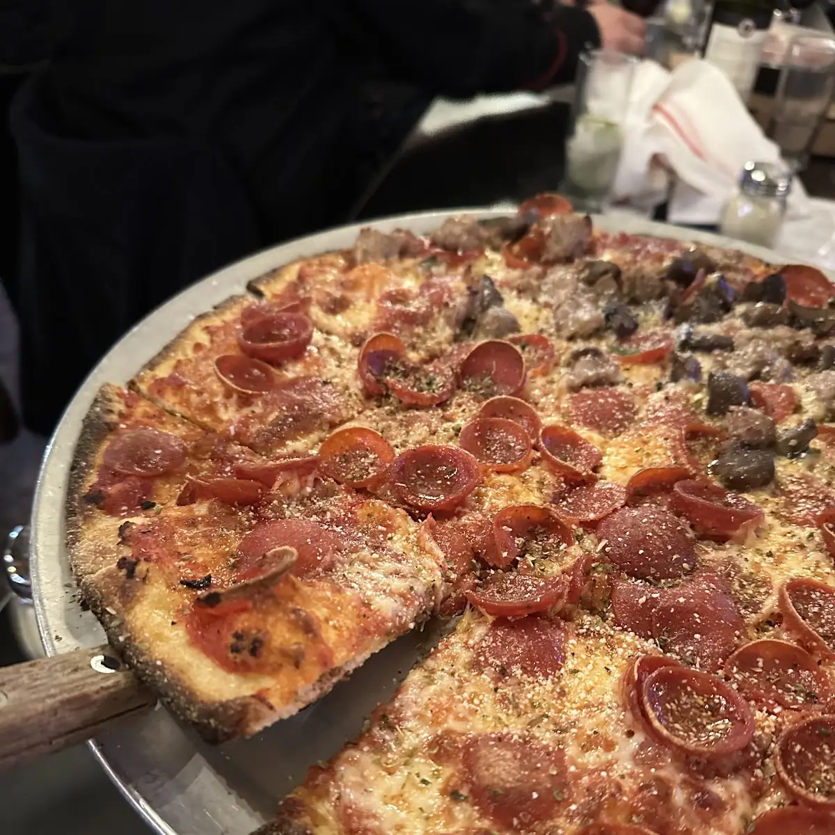 Pepperoni Pizza Chicago Cracker Thin Crust