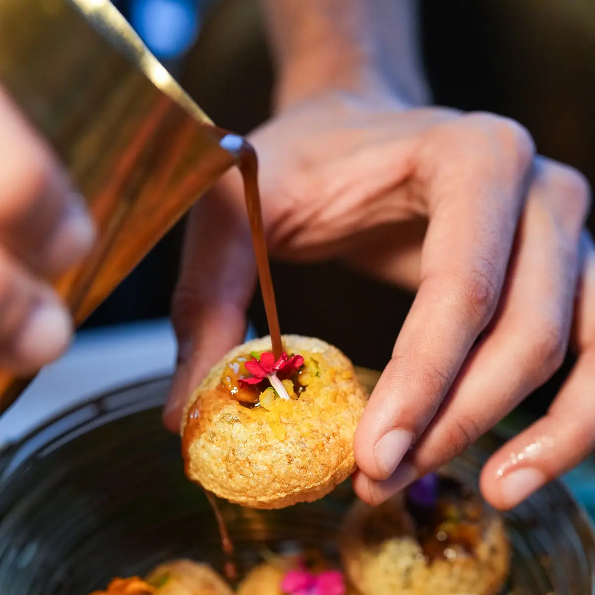 Pani Puri Vegetarian