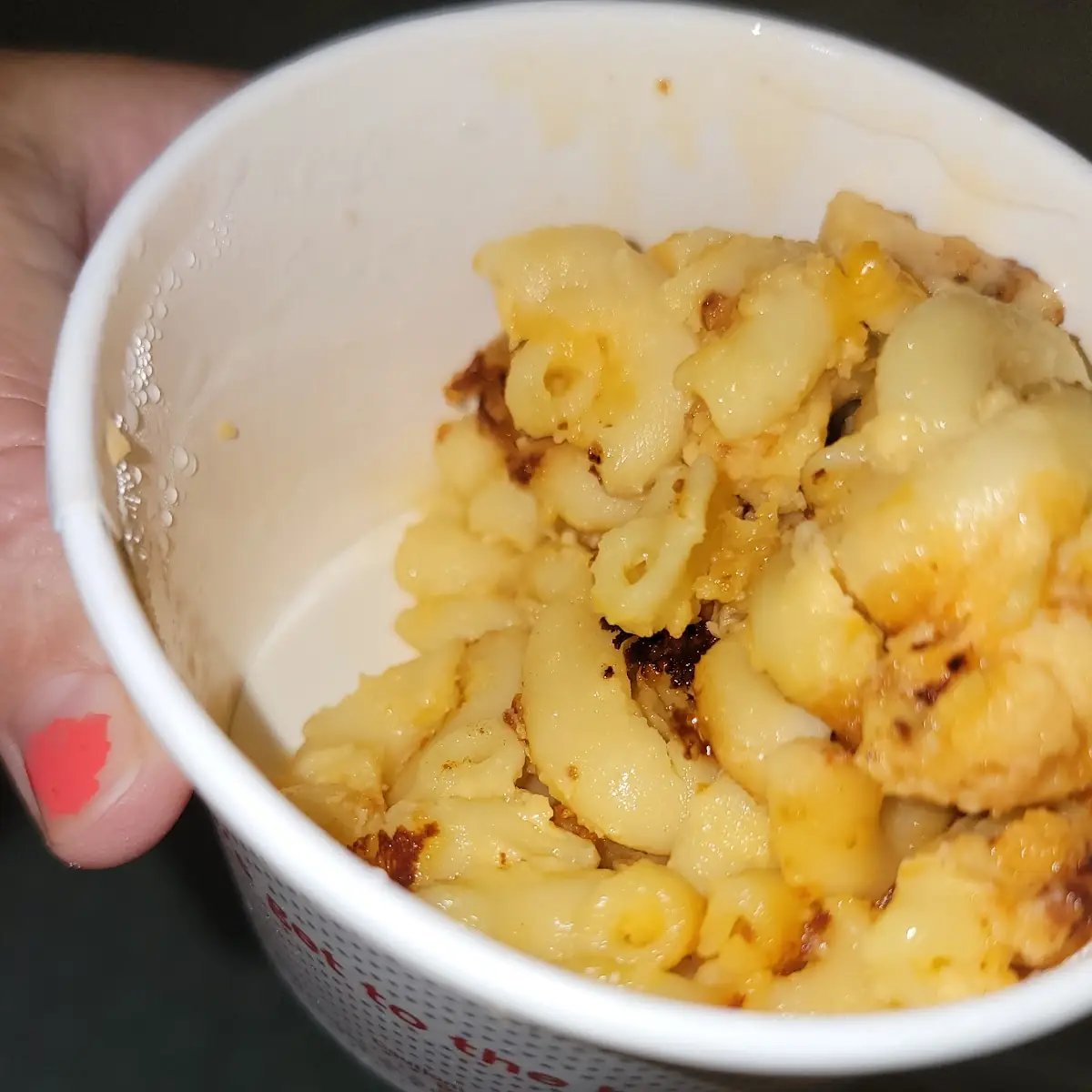 Mac & Cheese Almost Half Empty Upon Receipt