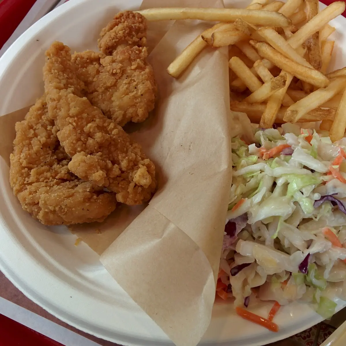 Three Piece Chicken Tenders Meal