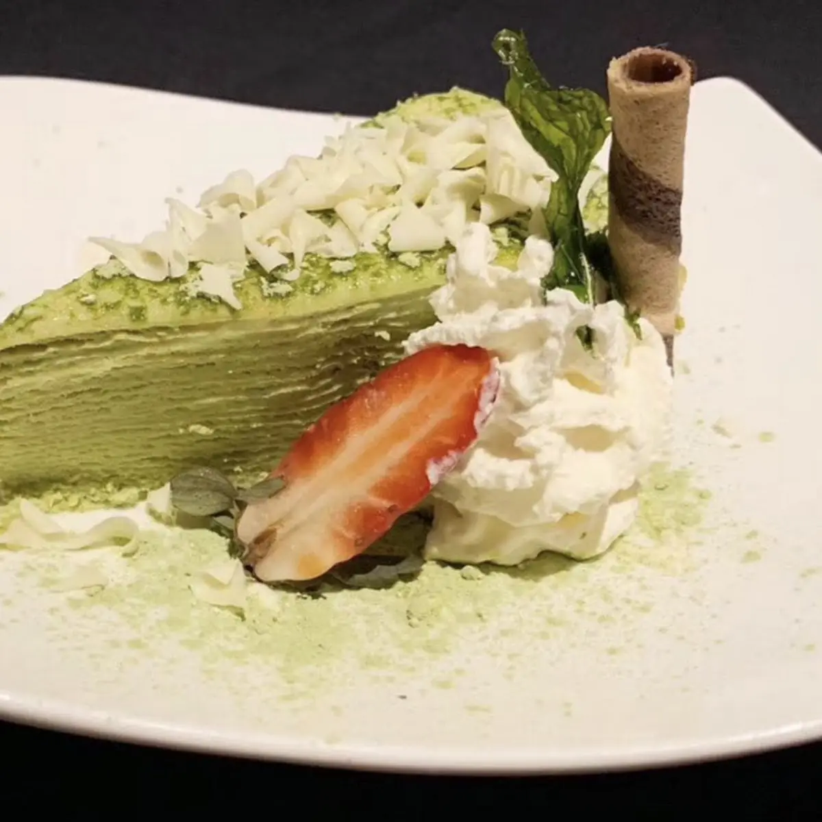 Green Tea Mille Crêpes Lady M NYC NY