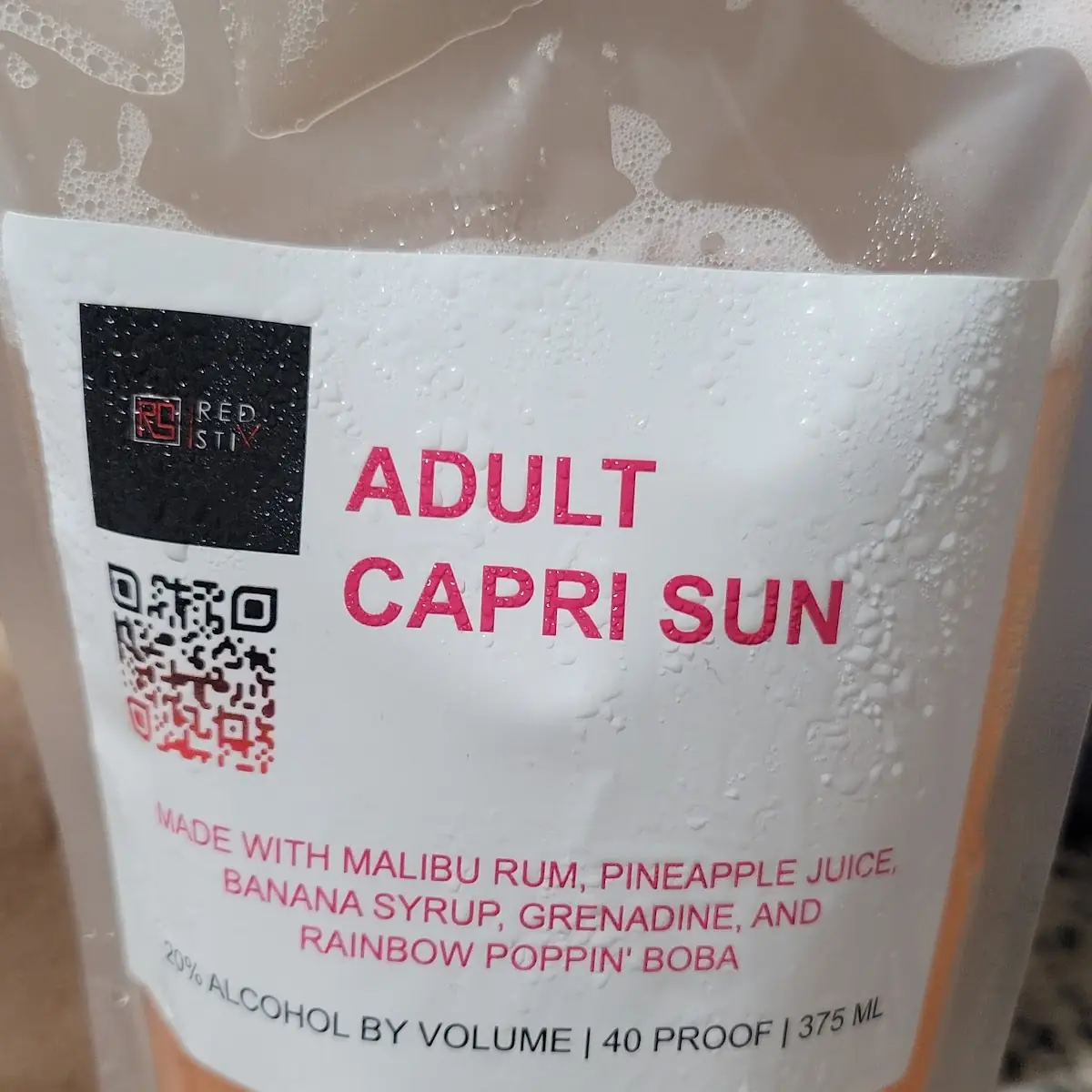 Adult Capri Sun Pouched Cocktail
