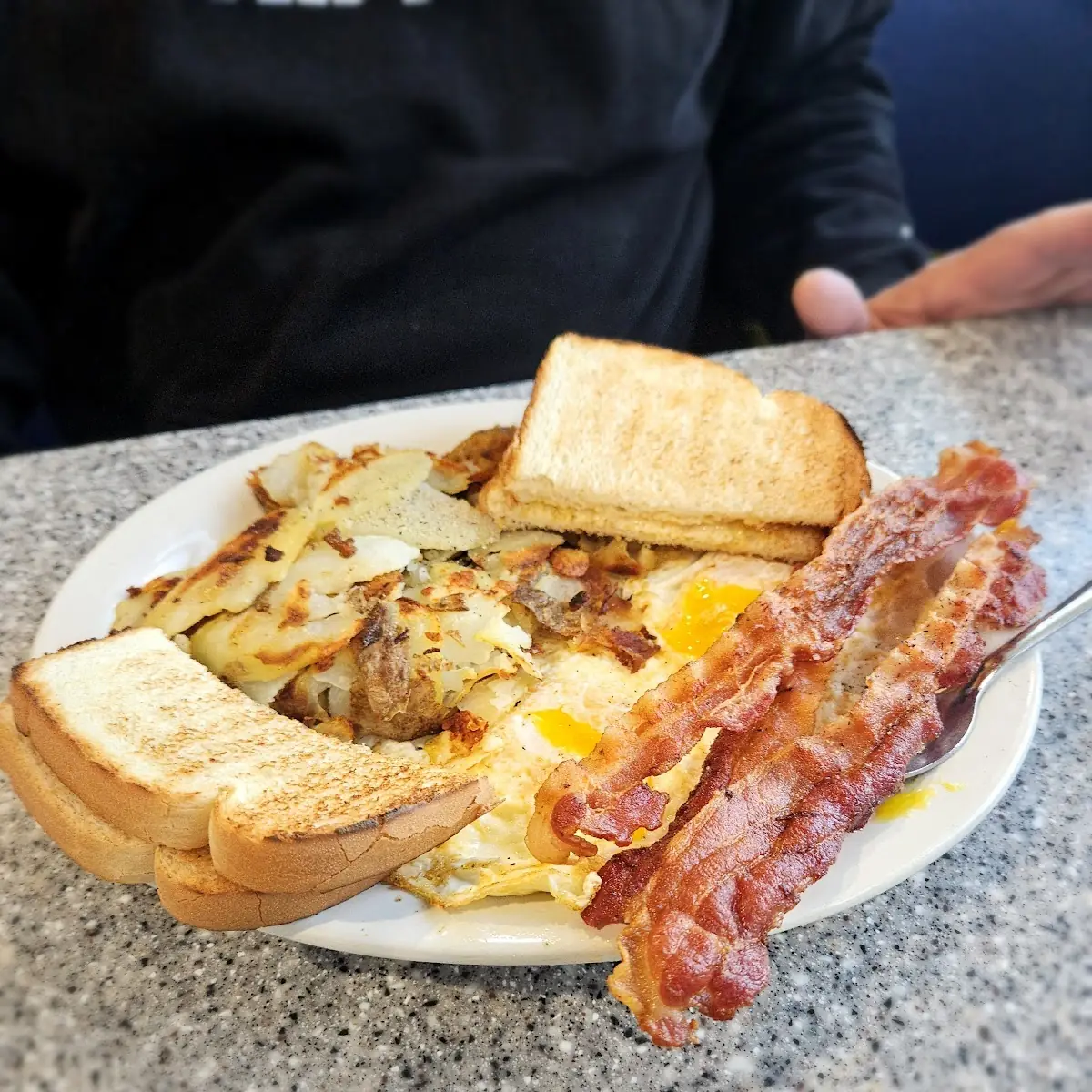 Eggs Bacon and Hash Browns