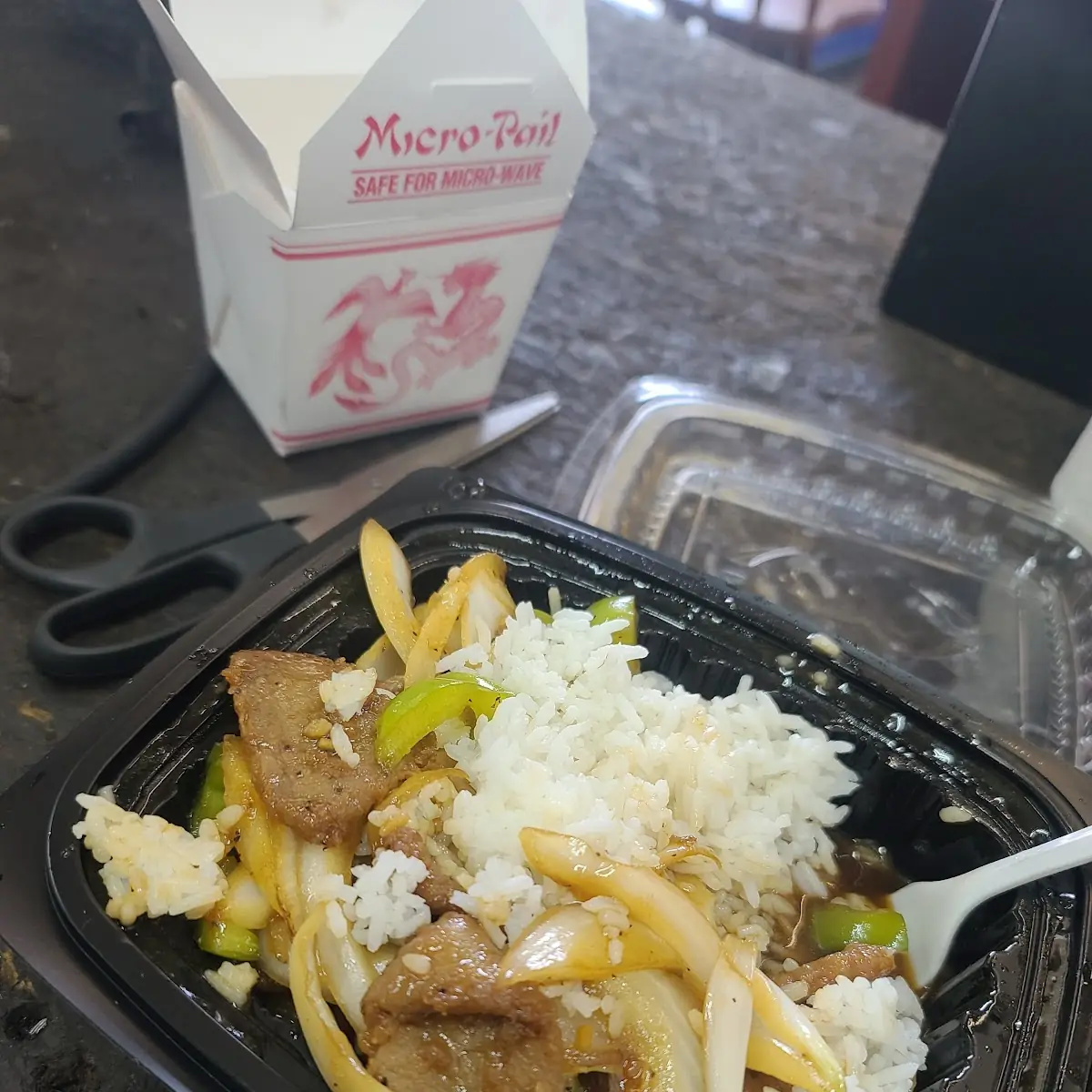 Mogolian Beef and White Rice