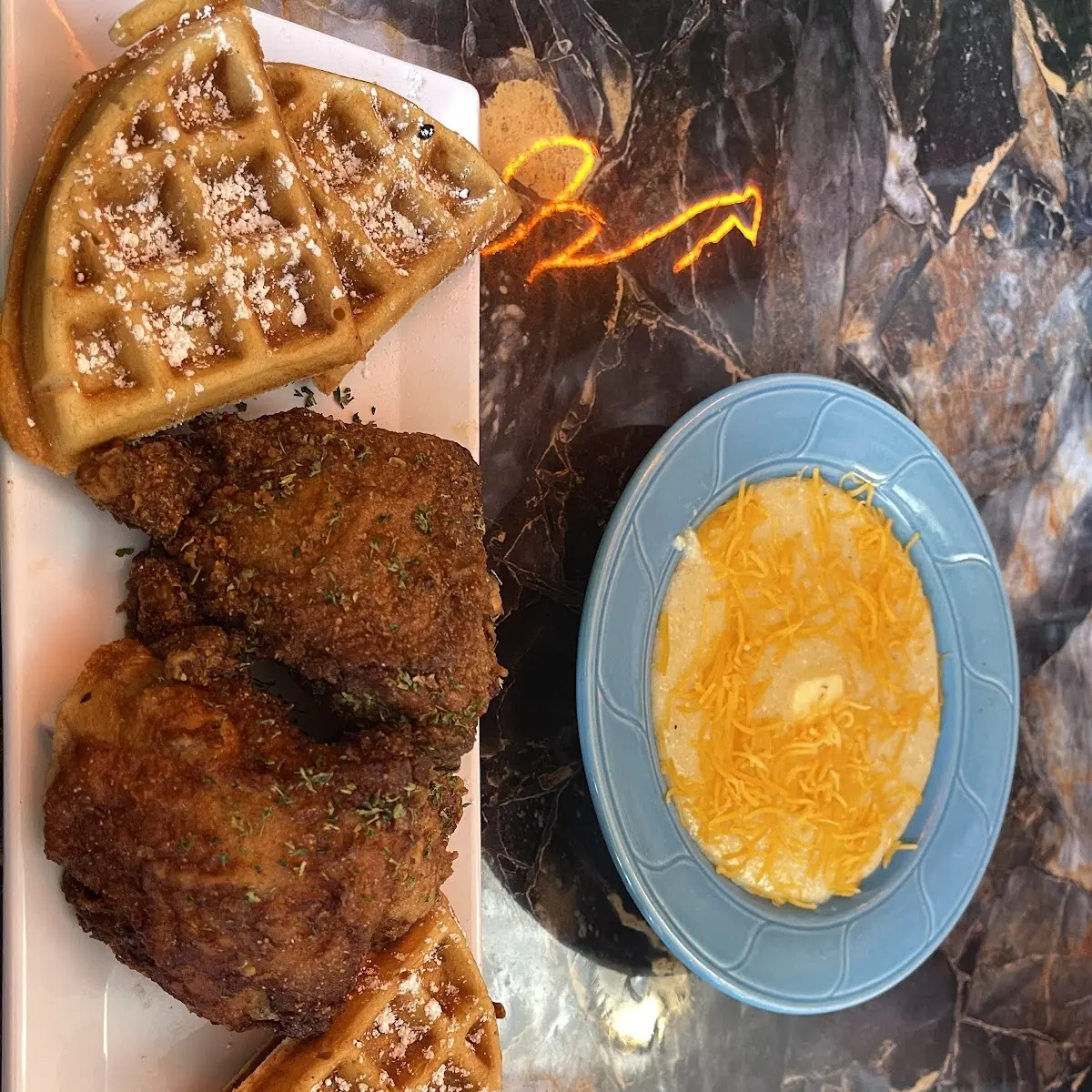 Chicken and Waffles
