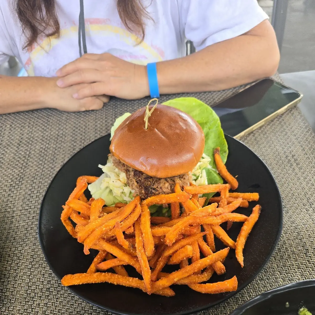 Pulled BBQ Kalua Pork Sandwich