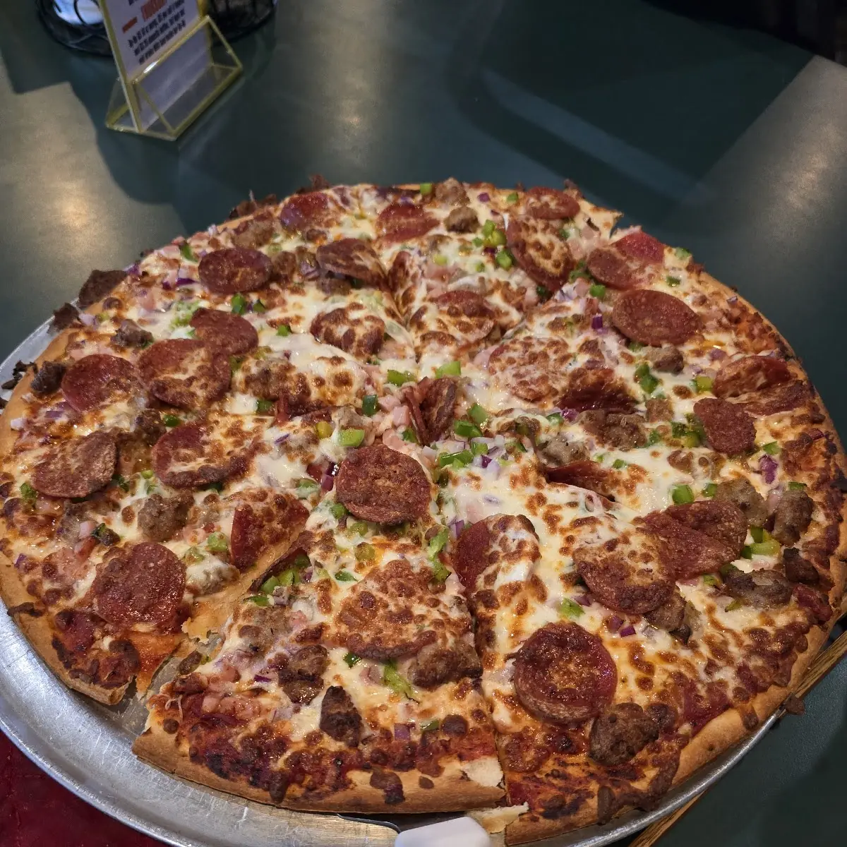 Large Supreme Pizza-Delicious