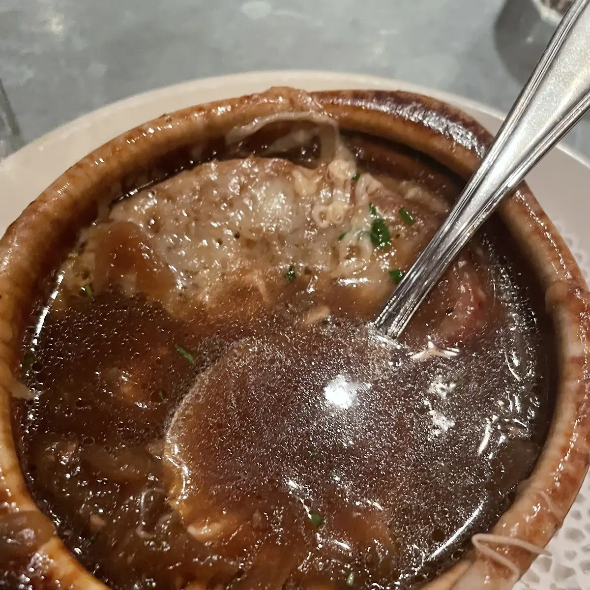 Gratinée Onion Soup