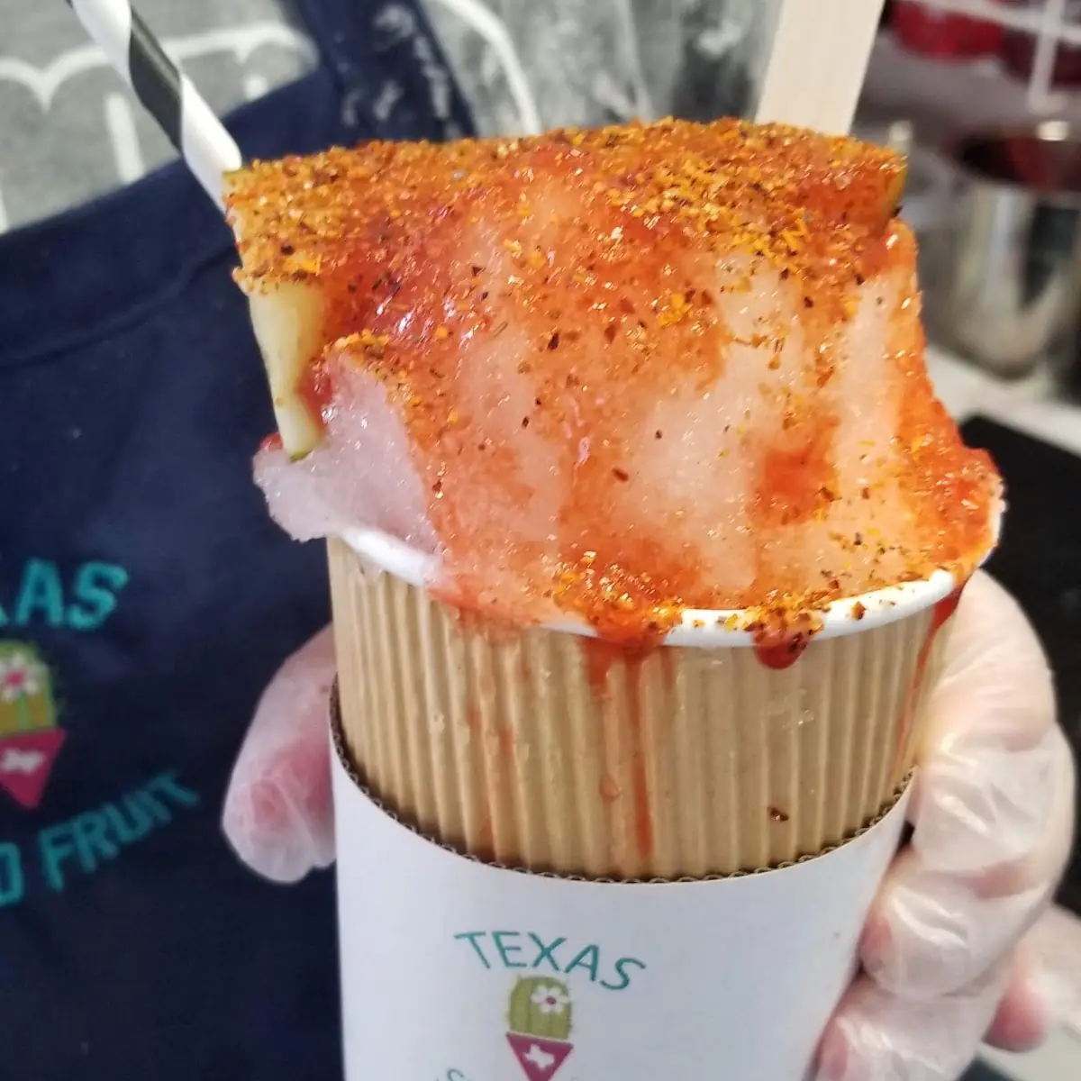 Mangonada Mango with Chamoy & Tajin
