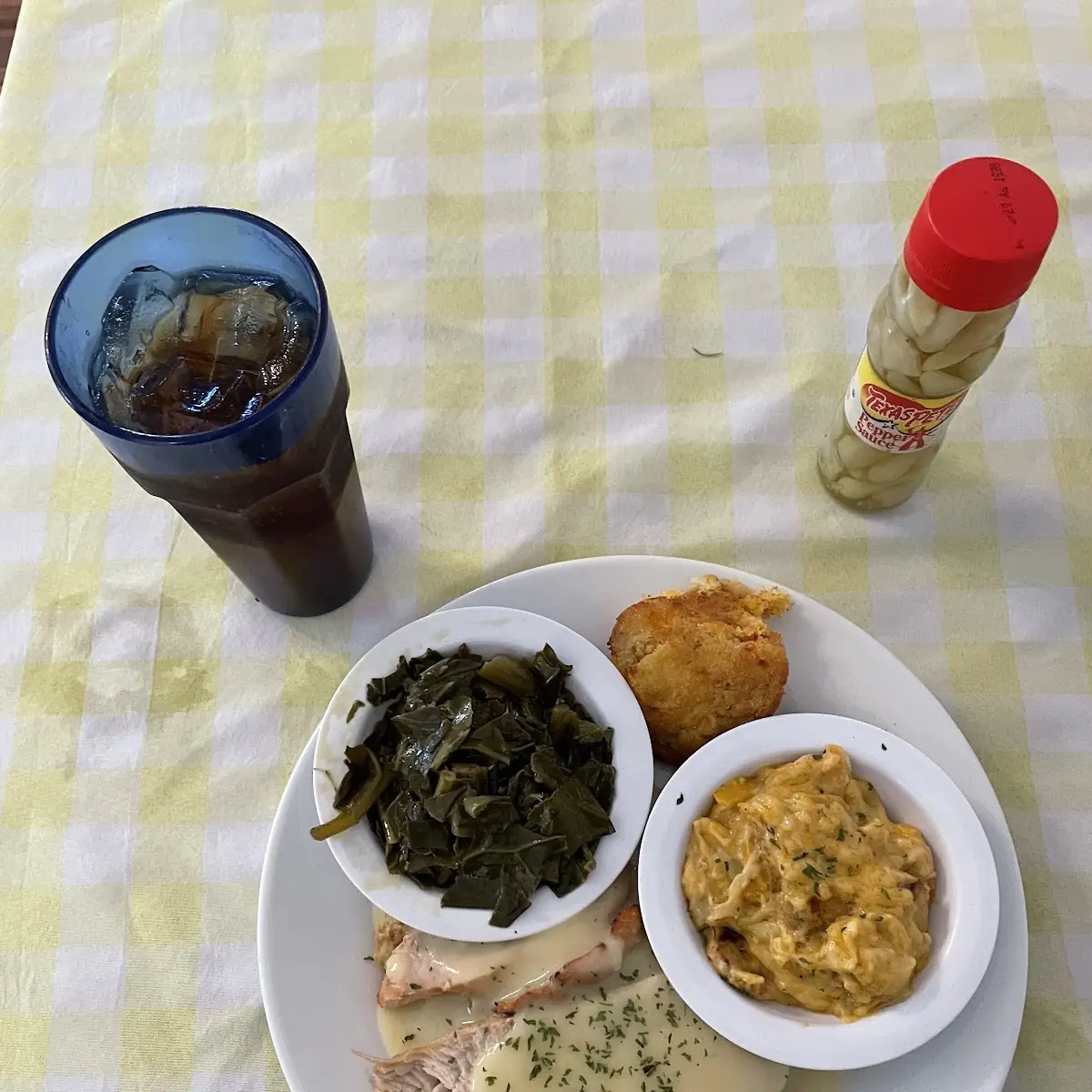 Smothered Chicken Leg