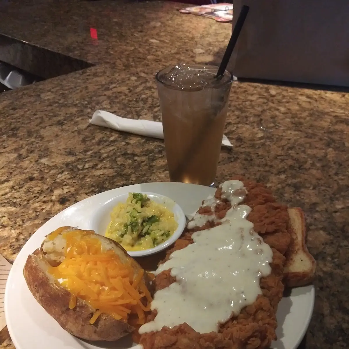 Chicken Fried Steak Mashed Potatoes and Gravy