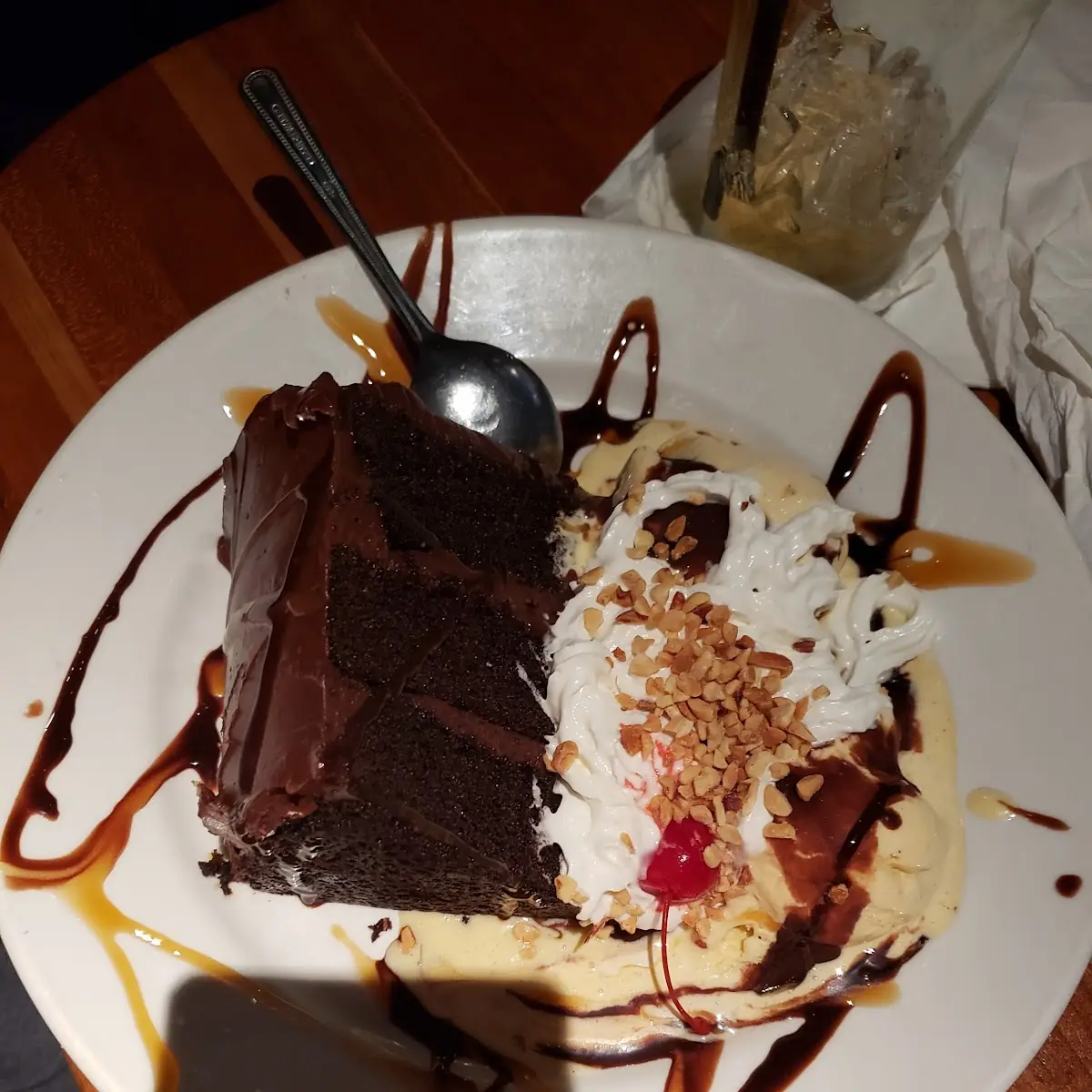 Hot Fudge Cake Sundae