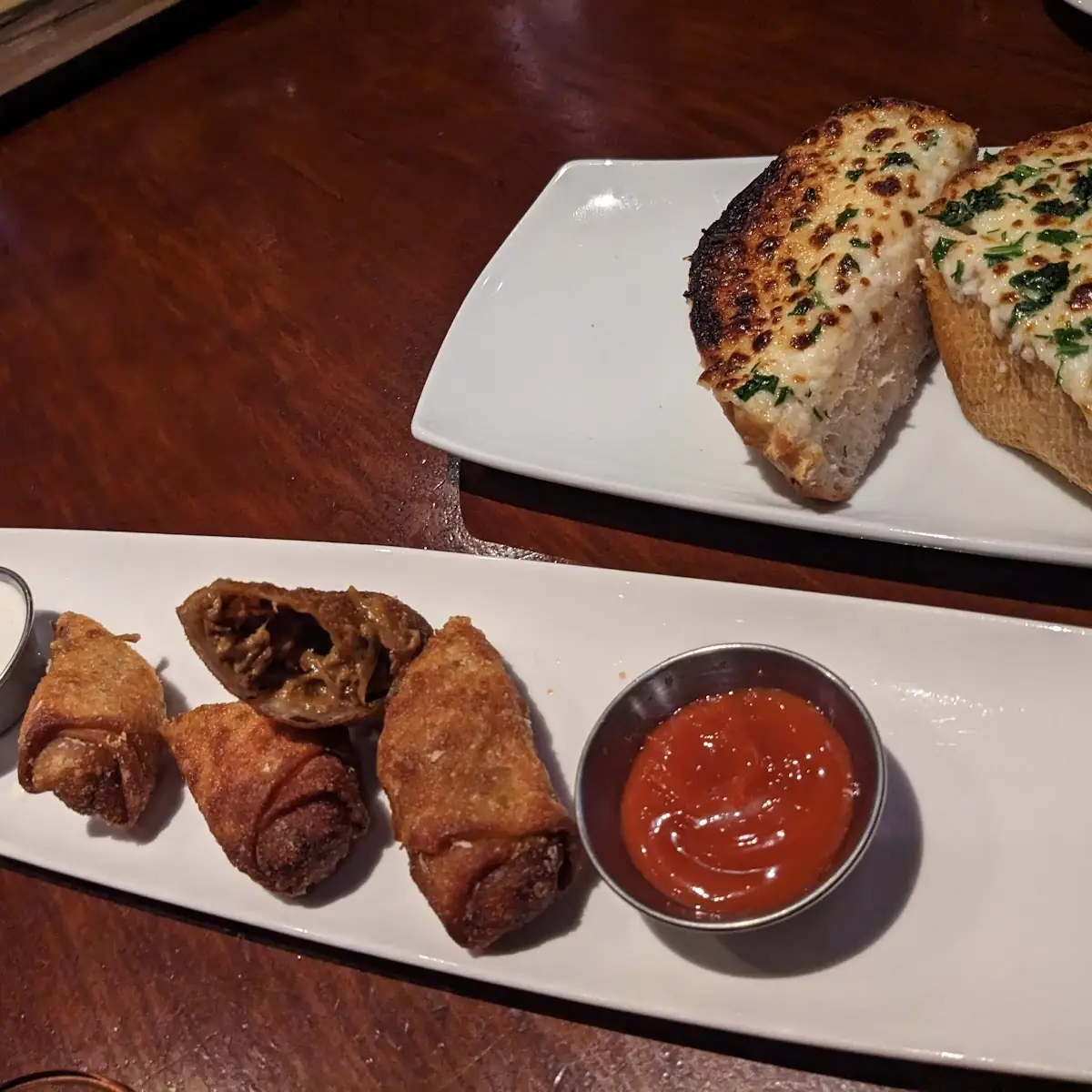 Cheesy Garlic Bread and Philly Cheese Steak Spring Rolls