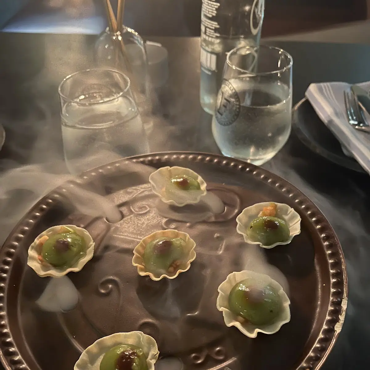Kiwi Dahi Puri