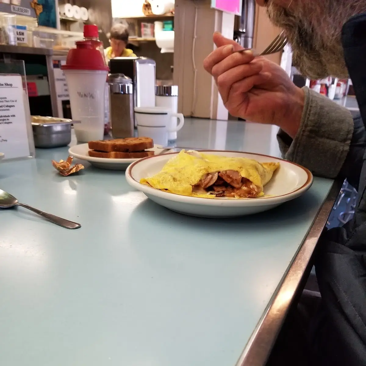 Ham and Cheese Omelette Loaded with Both