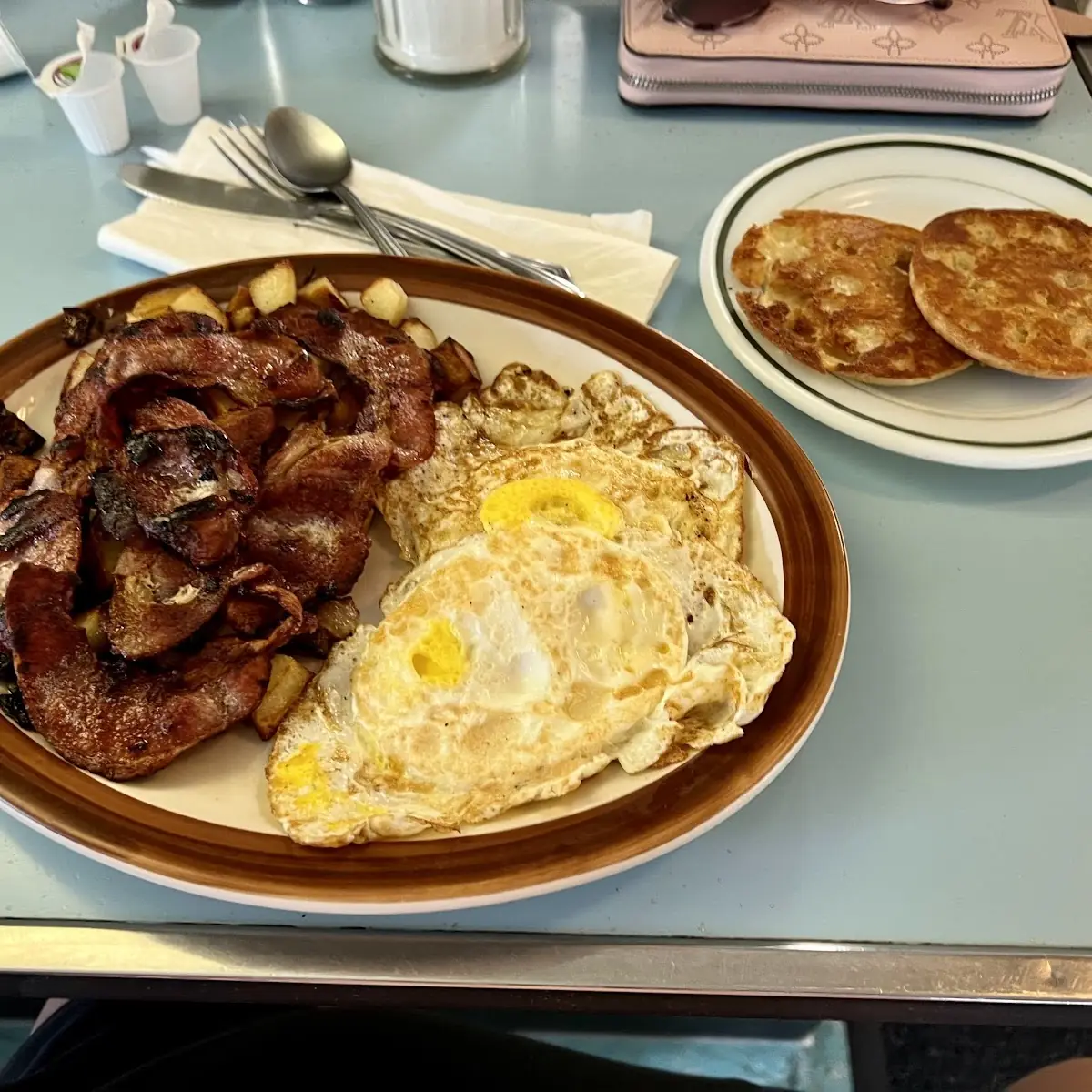Huge Steak and Eggs Breakfast