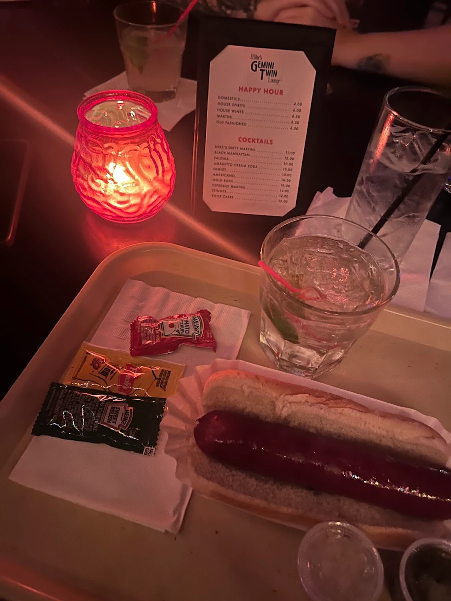 Hot Dog with Beer