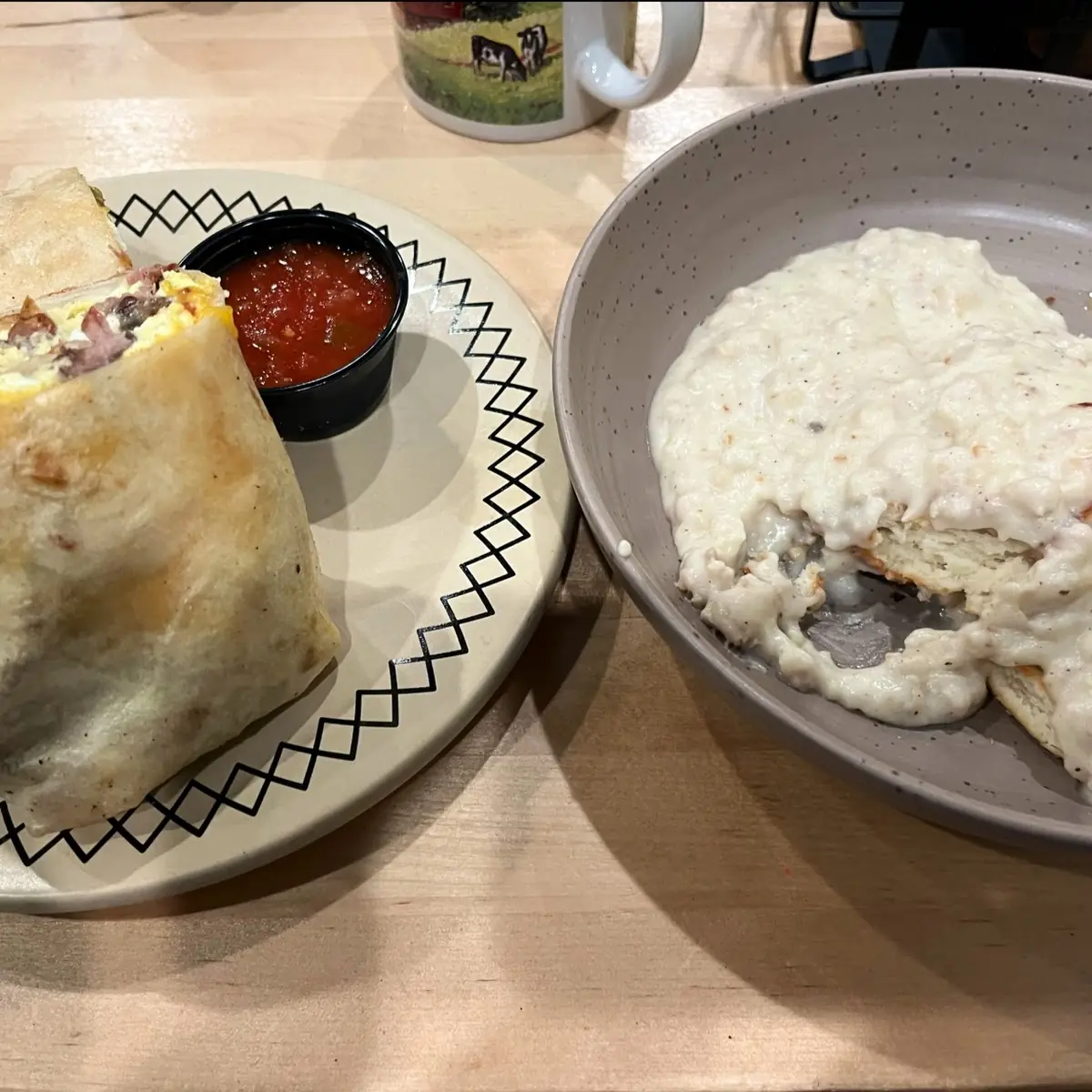 Brisket Breakfast Burrito