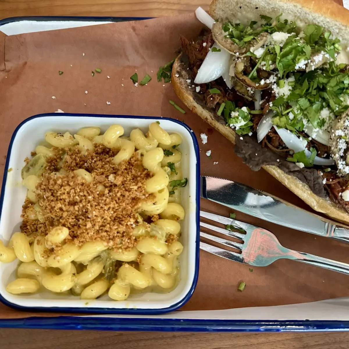 Mac & Cheese with Green Chili