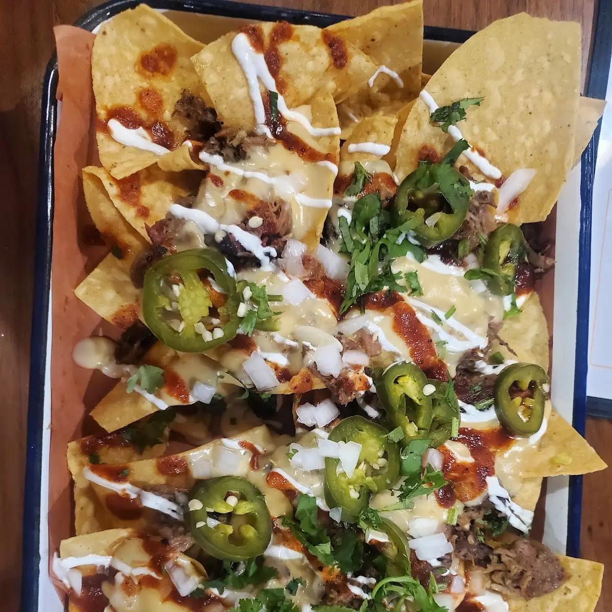 Pulled Pork Nacho Plate