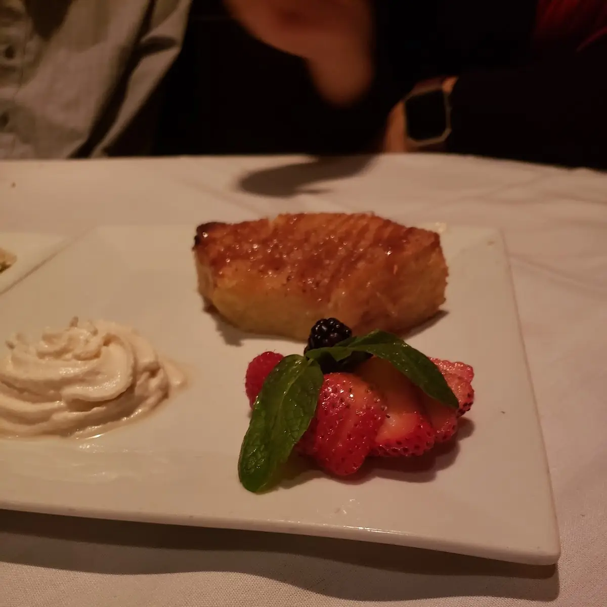 White Chocolate Bread Pudding