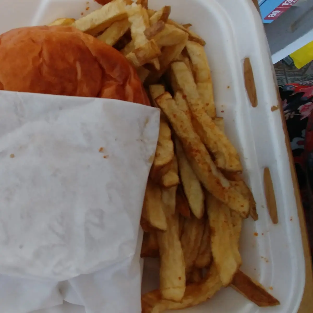 Veggie Burger and Fresh Cut Fries