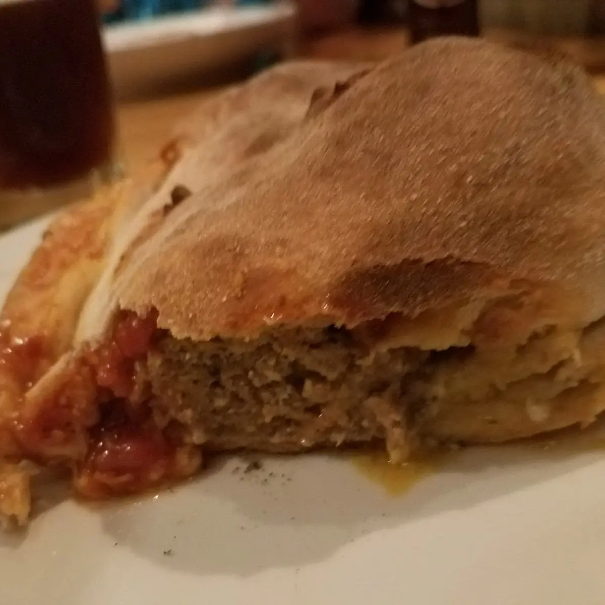 Meatball Calzone