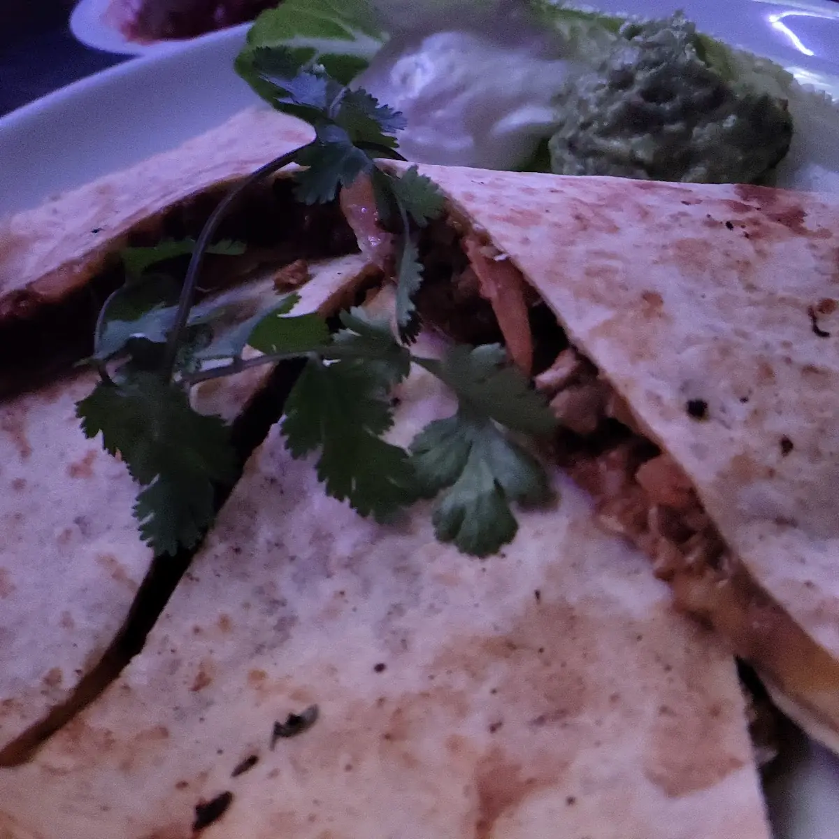 Pastor and Chicken Quesadilla