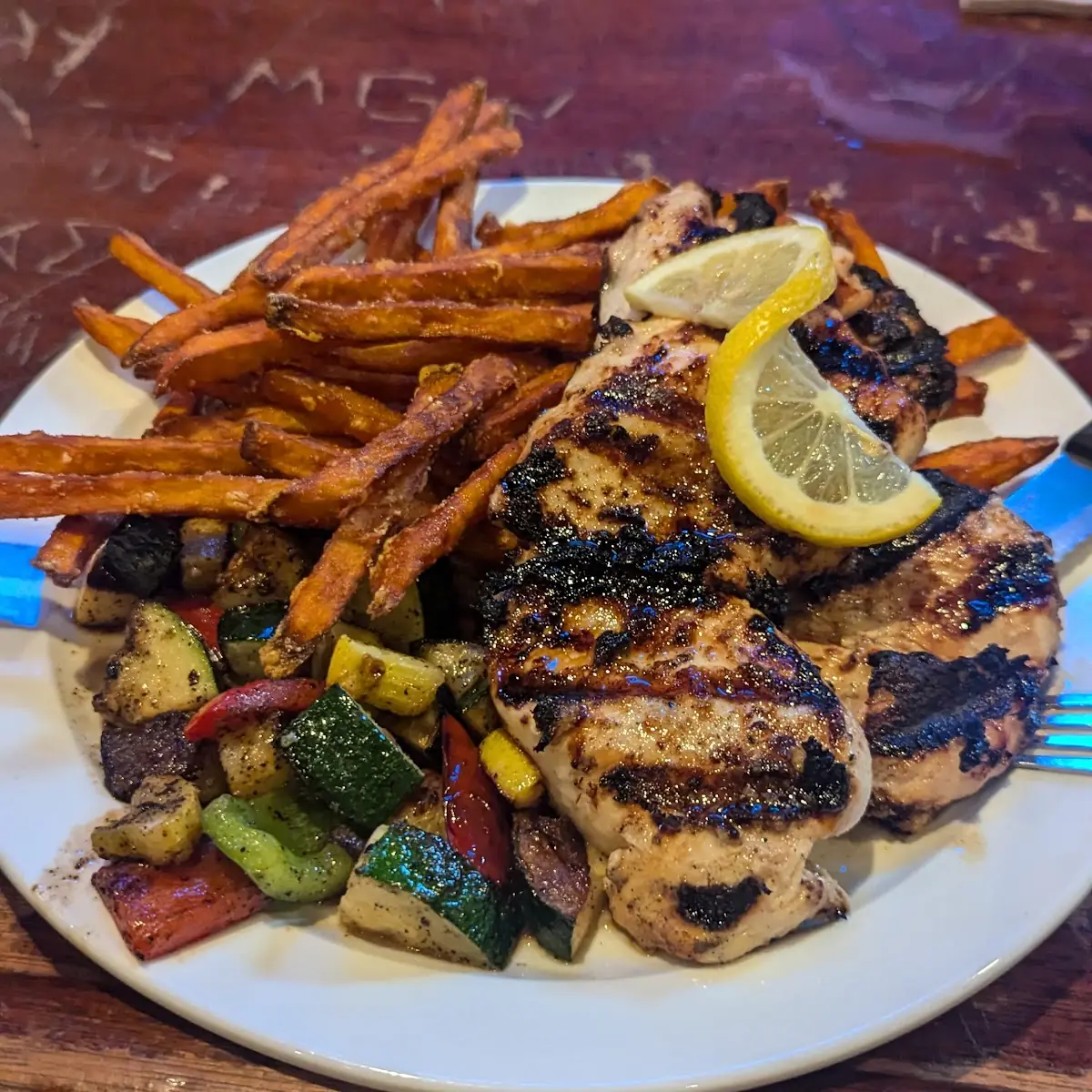 Herb Marinated Chicken with Mixed Vegetables