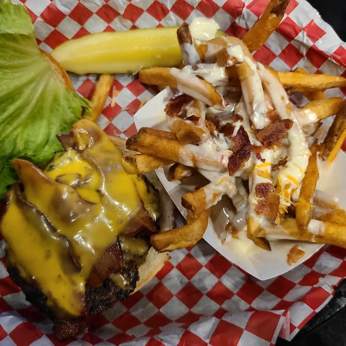 Loaded Fries Bacon Cheeseburger