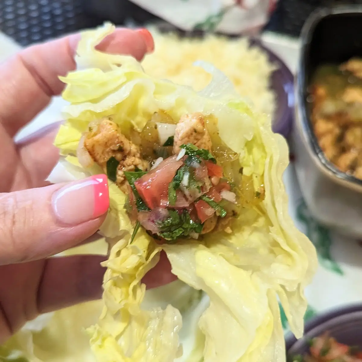 Chicken Lettuce Wrap