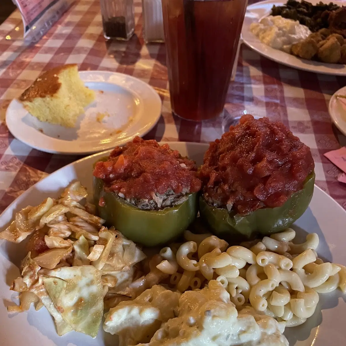 Potato Salad and Mac and Cheese