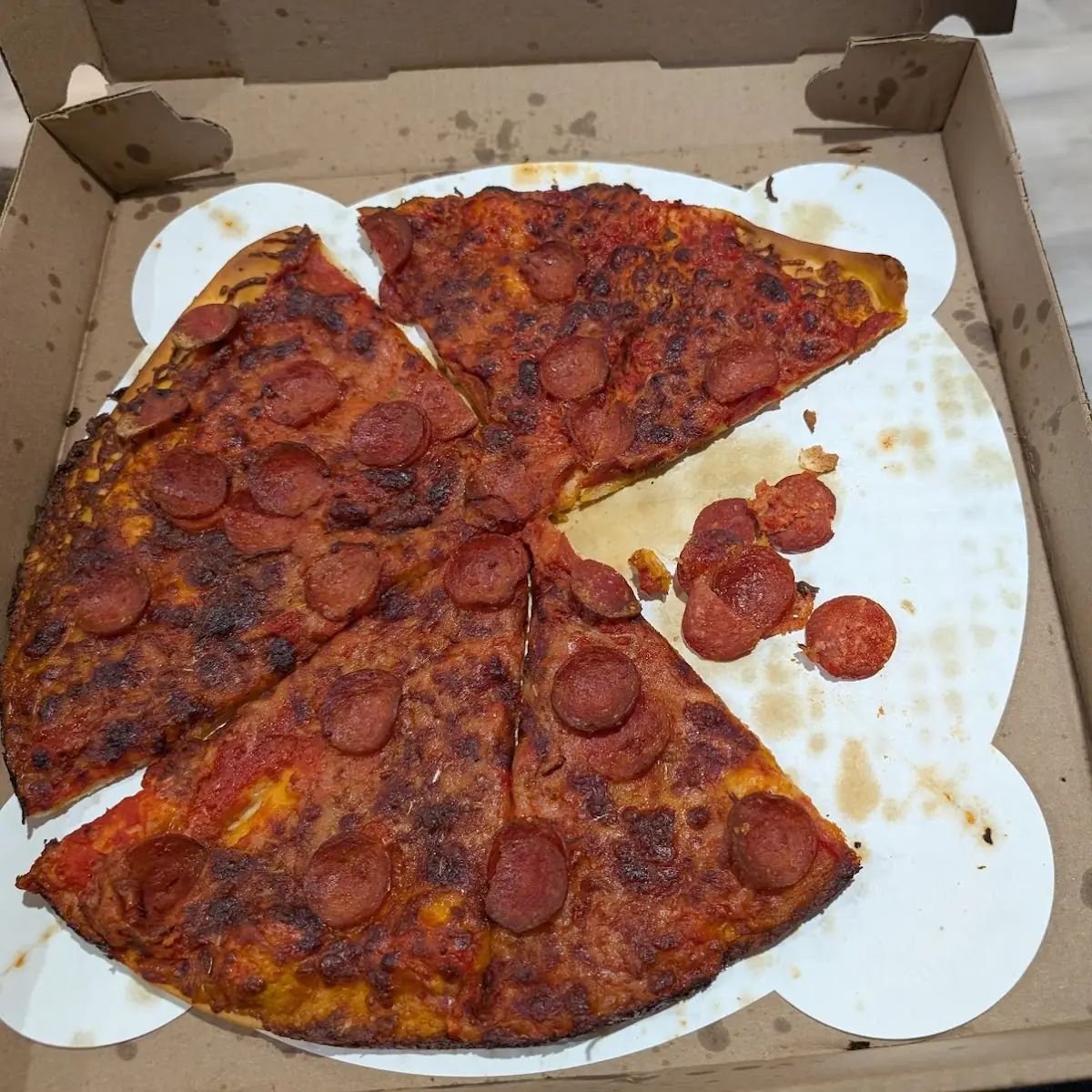 Burnt Pizza