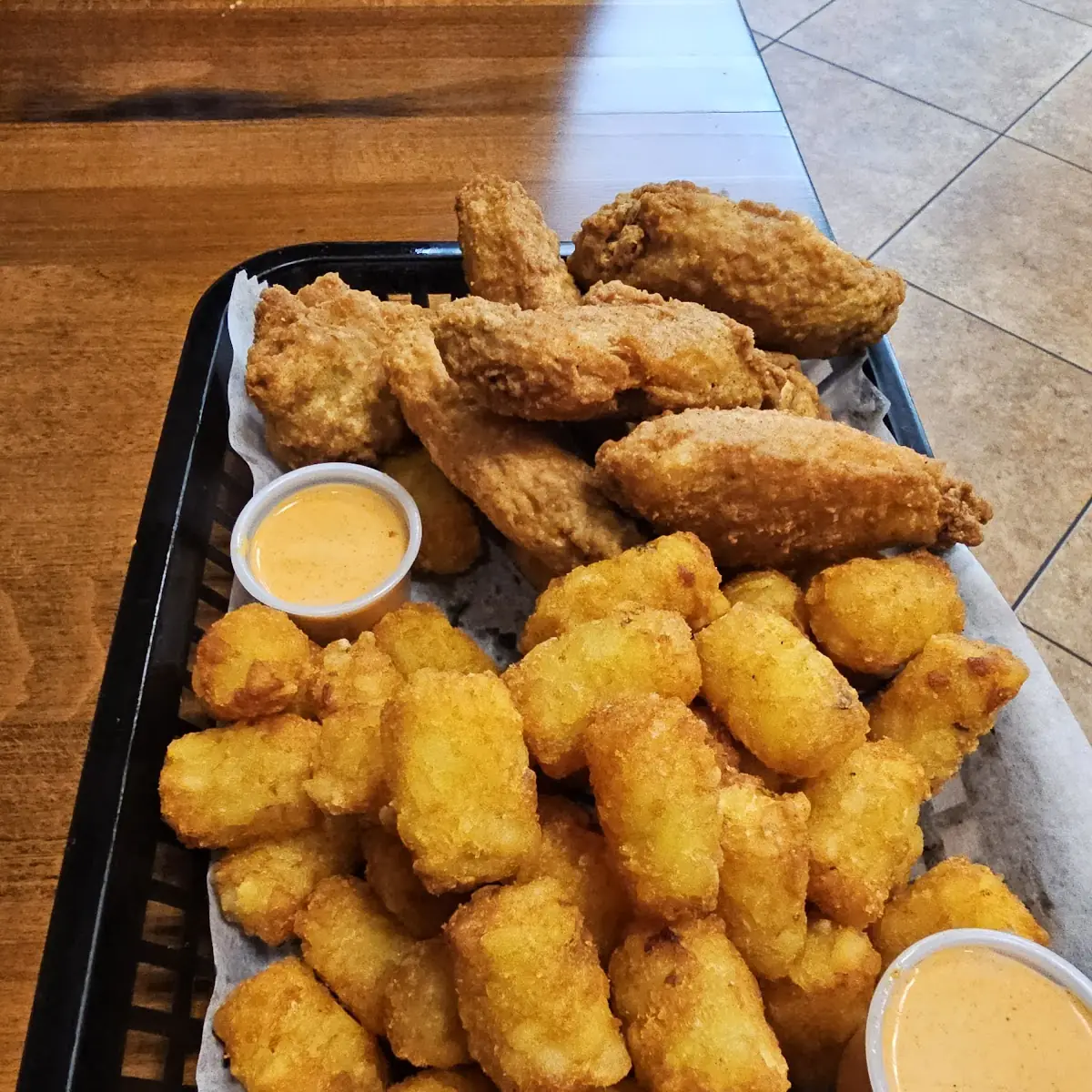 Tater Tots and Wings