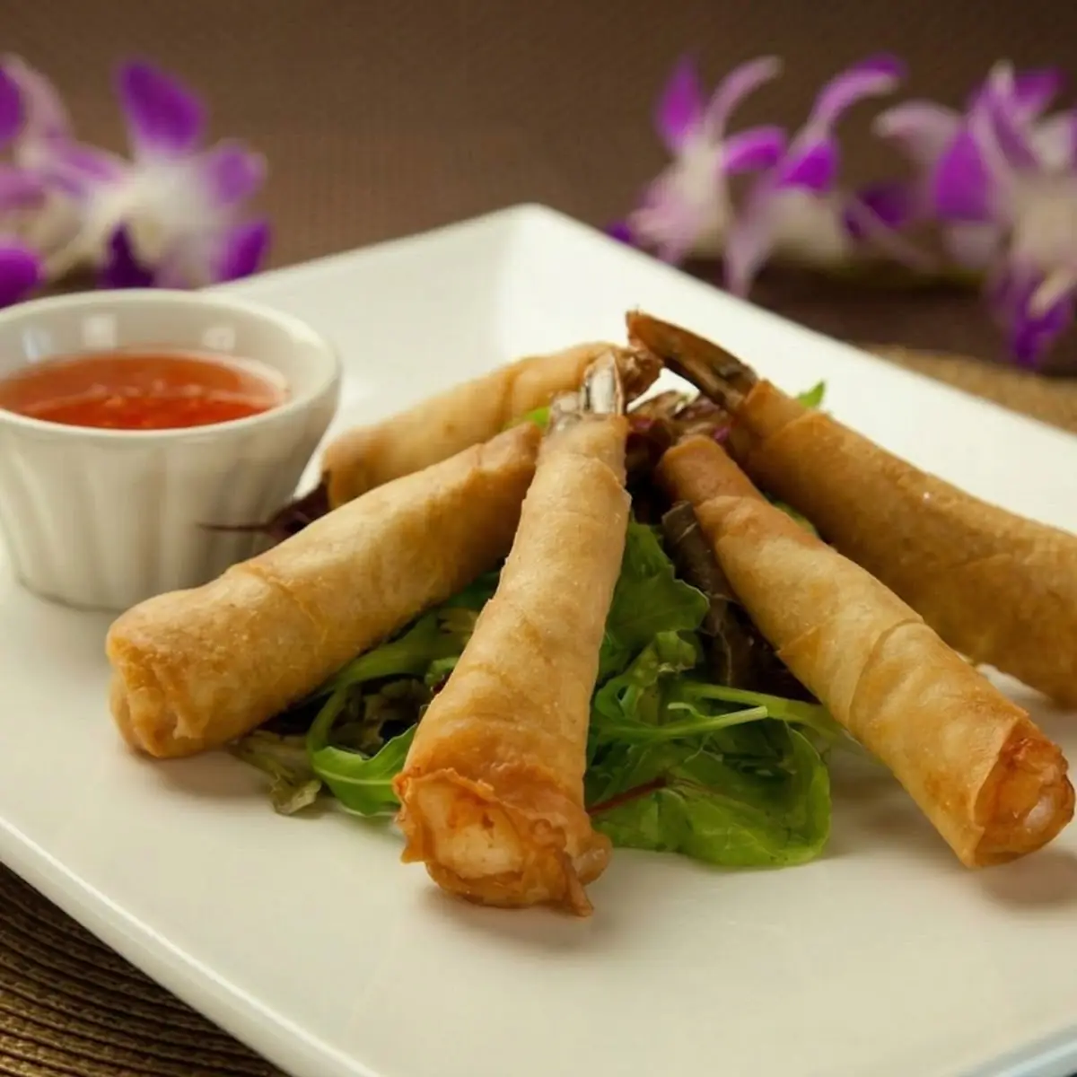 Crispy Thai Spring Rolls