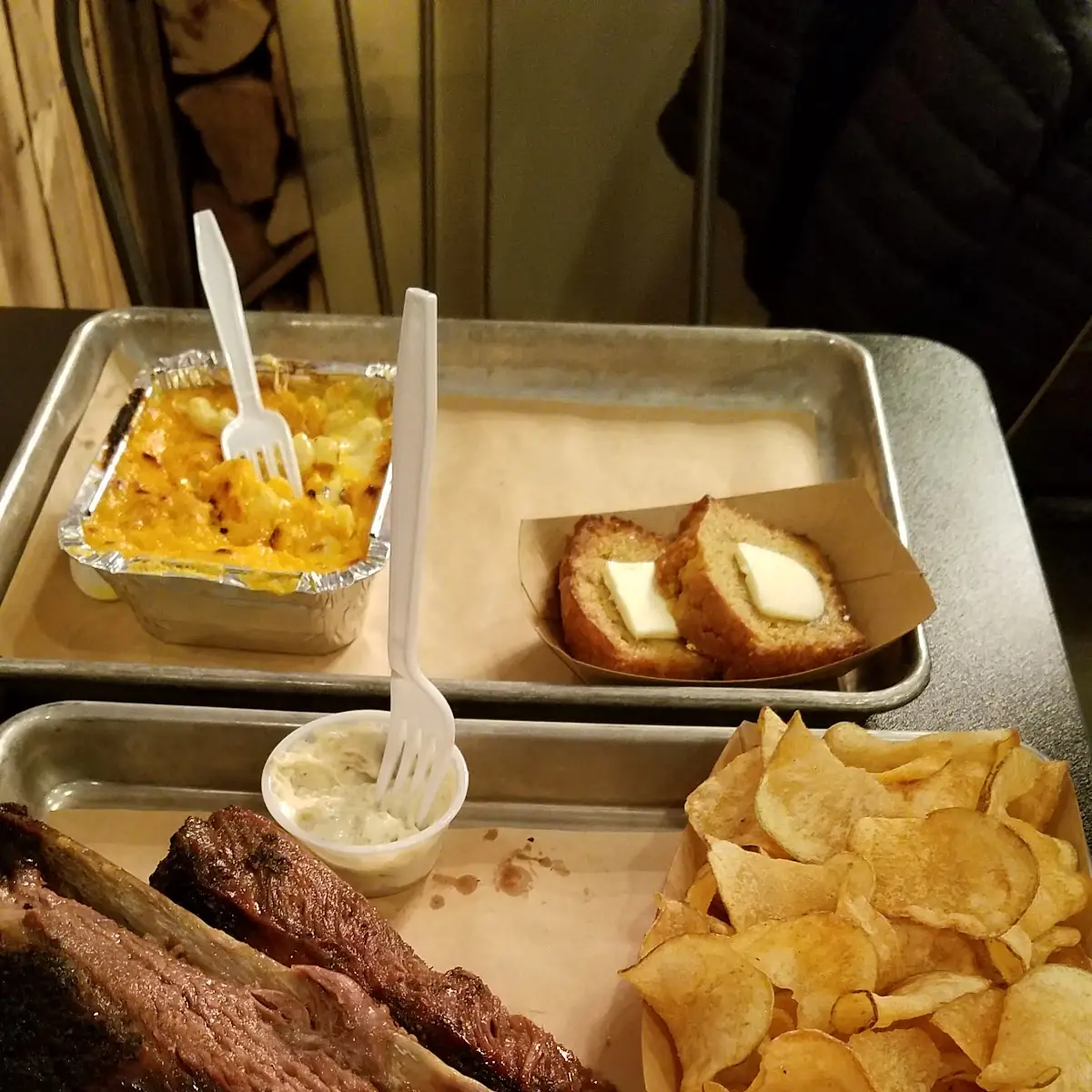 Dinosaur Rib with Potato Chips