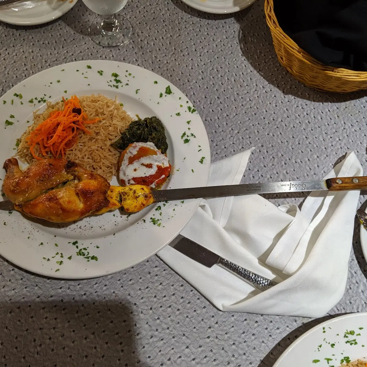 Lamb and Chicken Kebab