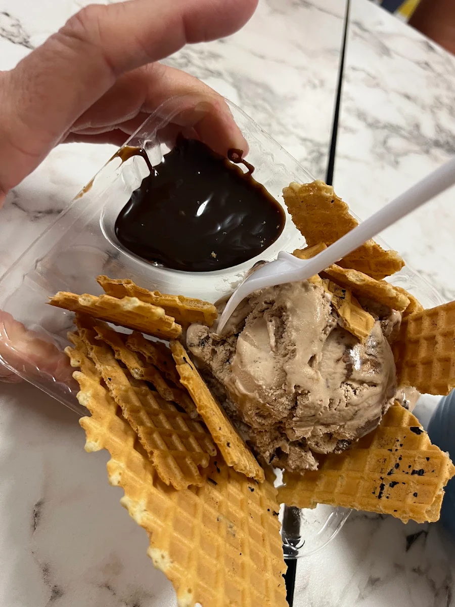 Waffle Nachos Hot Sauce