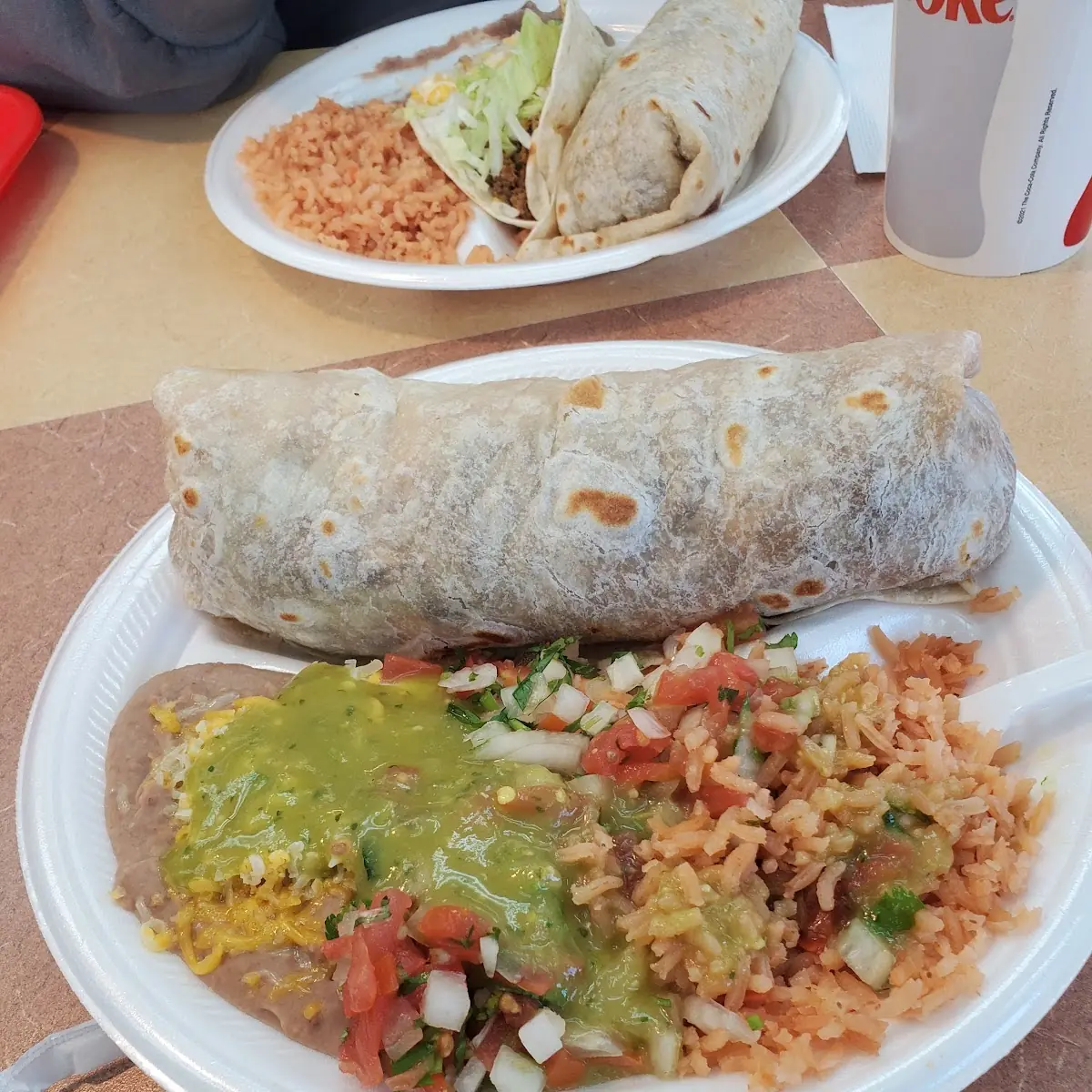 Shredded or Ground Beef Burrito