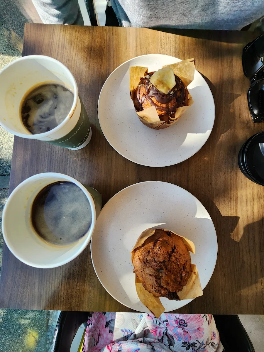 Americano & Morning Glory Muffin