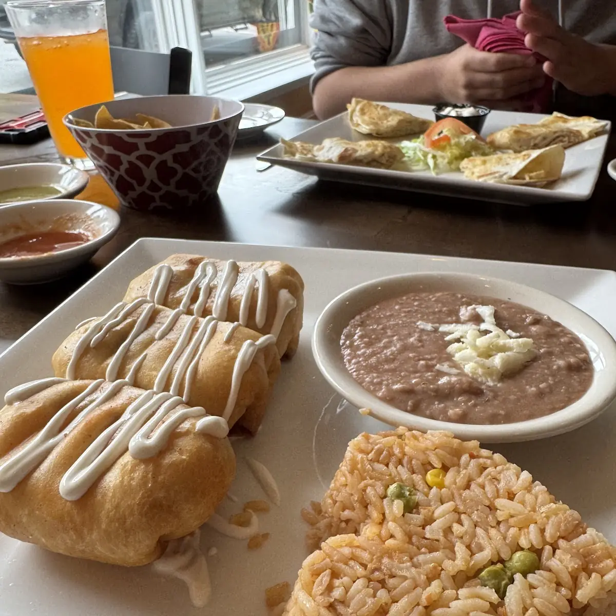 Rice & Refried Beans