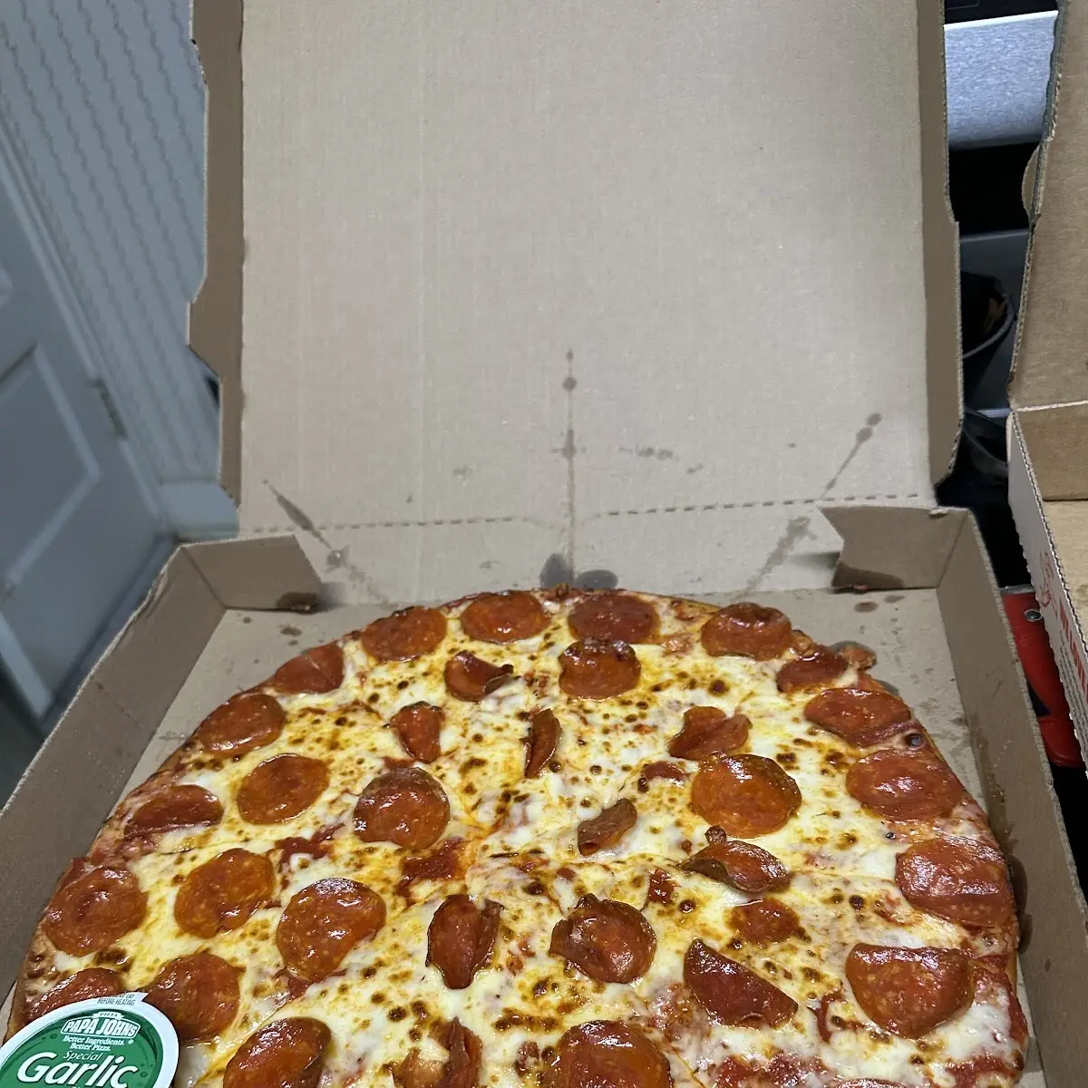 Garlic Crust Pizza