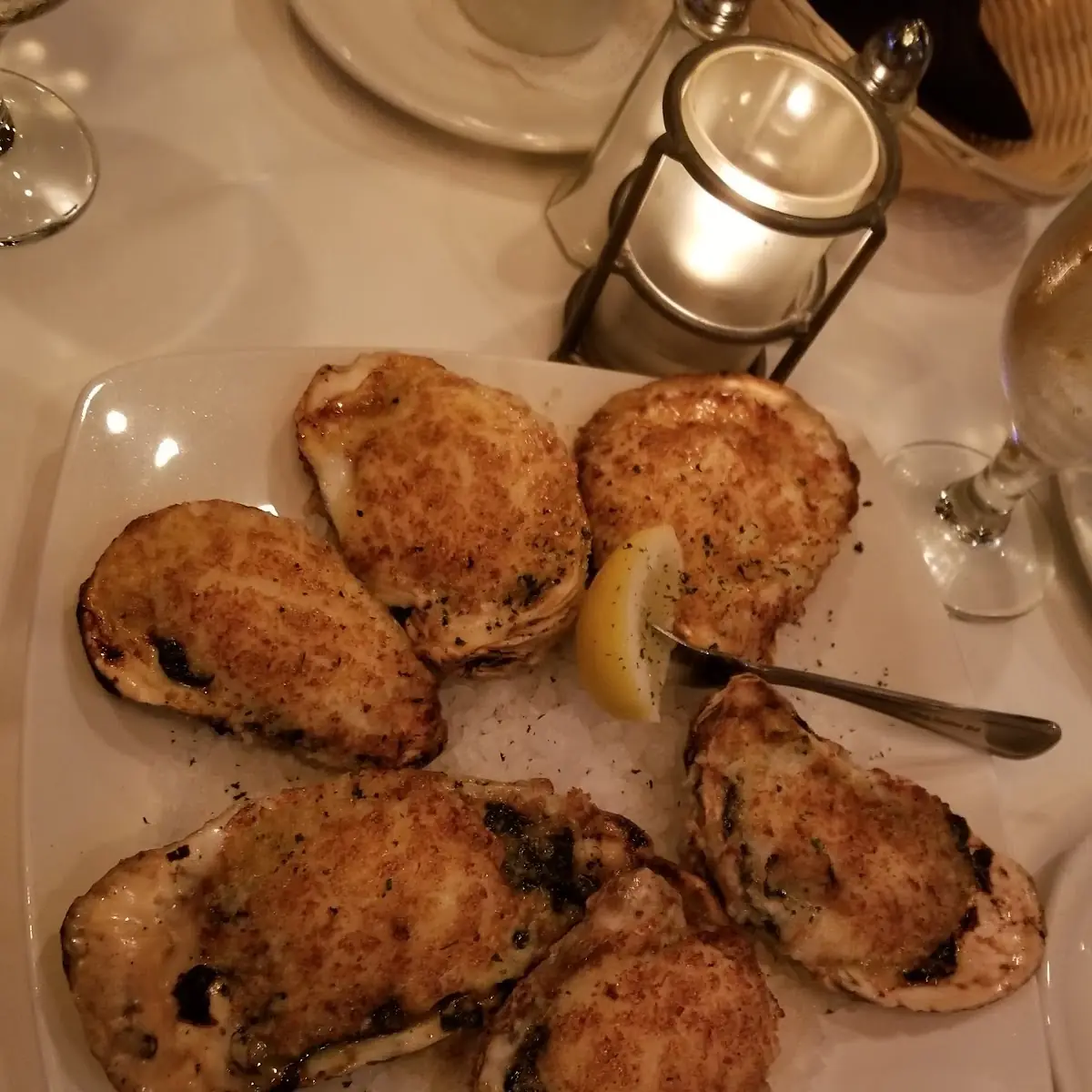 Charbroiled Oysters on the Half Shell