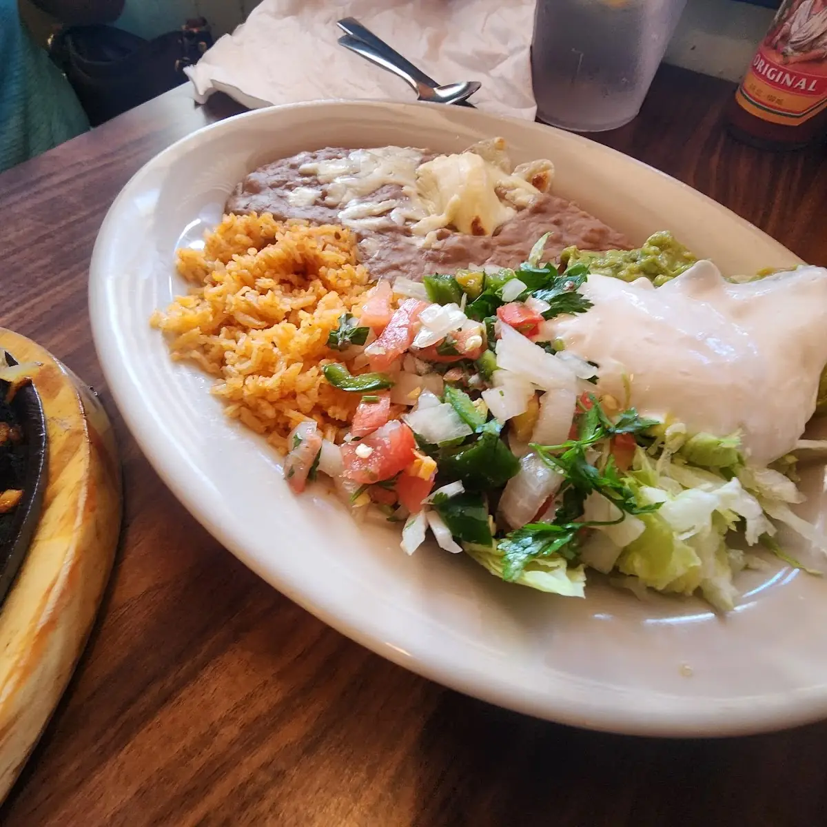 Mexican Rice and Refried Beans