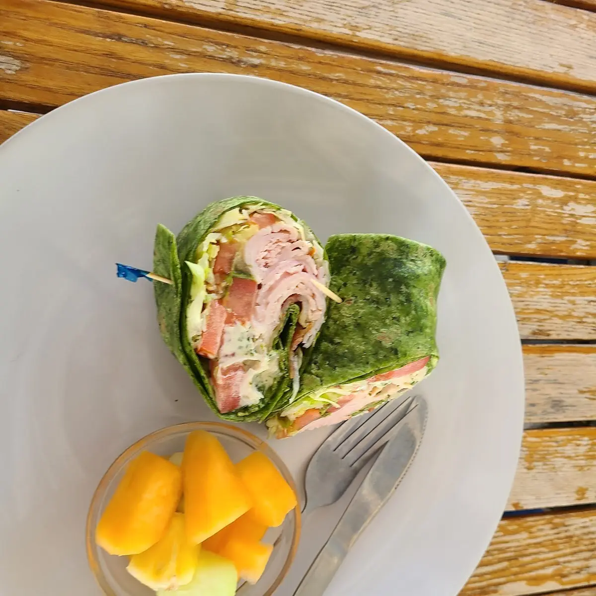 Turkey Bacon Spinach Wrap